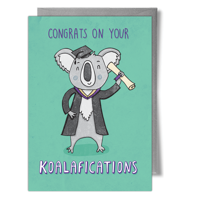 koala qualification koalification greeting card