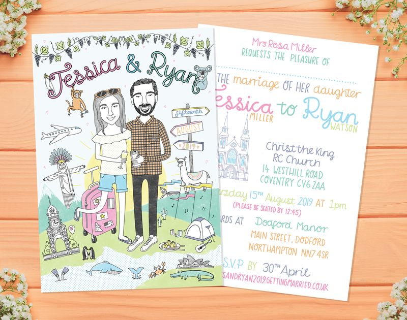 Jessica & Ryan Wedding Stationery Design